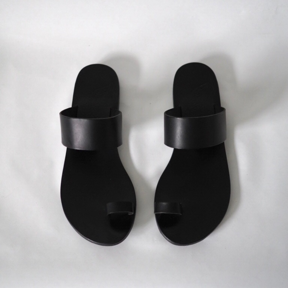 Ancient Greek Sandals | Black Thraki